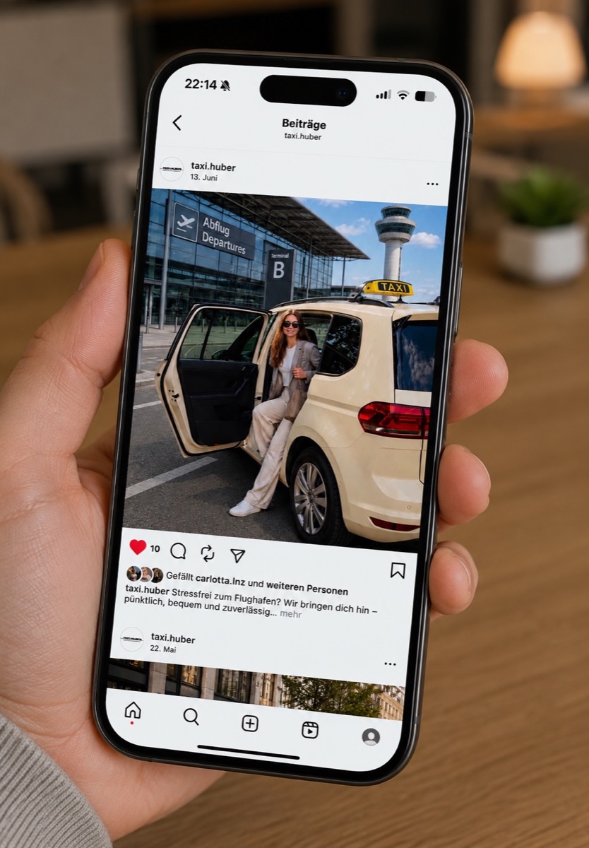 Social-Media-Auftritt eines regionalen Unternehmens